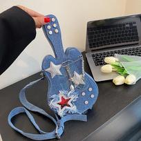 Small-scale Design Women's Handbag - Guitar Cross-body Bag - Street Hip-hop Style Shoulder Bag