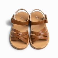 Children's Summer Lace-up Open-toe Sandals with Velcro and Breathable Rubber Soles - Boys & Girls Korean Style Size 23, Length 16.2cm, 175.4g