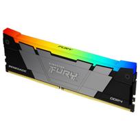 Kingston FURY Desktop PC Memory DDR4 3600MTsec 8GB x 1 module, Kingston FURY Renegade RGB 2023 Model CL16 KF436C16RB2A8, RGB LED, Lifetime Warranty