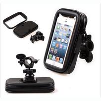 Motorcycle GPS Navigator & Electric Scooter Phone Bag with Holder - Red Trim 4.4 inches