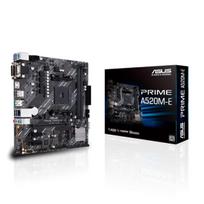 Asustek Computer Prime A520M-E AMD A520 (Ryzen AM4)  ATX  M.2  1GB  HDMIDVID-Sub SATA 6Gbps USB 3.2 Gen 2 Type-A