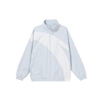 Anta Lifestyle Series Solid Color Logo Zip Stand Collar Jacket Unisex Jacket Fantasy-Blue 952338601-4 XXXL