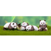 4 mielų pandų figūrėlių rinkinys „pasidaryk pats“ mini kraštovaizdžiams ir sukulentų sodams Single Wholesale Price