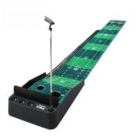TL021 3M Golf Putting Mat Green Carpet Golf Putter Practice Set Ball Return Mini Golf Putting Green Fairway Mat