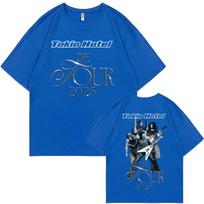 German Rock Band Tokio Hotel The Tour 2025 T Shirts Men Women Hip Hop Punk Gothic Tshirt Male Cotton Casual Oversized T-shirts S