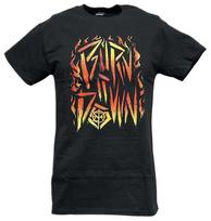 Seth Rollins Burn It Down WWE Mens Black T-shirt 2XL