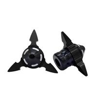 2Pcs Aluminium CNC Motorcycle Front Fork Frame Sliders Anti Collision Cup Sturdy Accessory Motorbike Wheel Crash Pads Protector