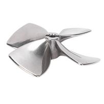 4 Blades RC Boat Propeller 316 Stainless Steel for RC Model Boat Accessory Parts 80mm Outer Diameter 1.2mm Pitch 6mm