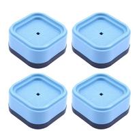 4Pack Laundry Machine Lifter Furniture Risers Stackable Bed Lifts Convenient Desk Raiser for Sofa Chair and Table mėlyna