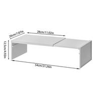 Kitchen Adjustable Shelves Space Saving Layered Space-Saving Cabinet Stackable Rack Non Slip Kitchen Storage Accessories
