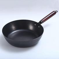 Triceratops Forged Hammered Uncoated Iron Frying Pan