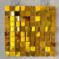 12Pc 30X30Cm Gold Shiny Birthday Party Backdrop Curtain Sequin Wedding Decoration Background Baby Shower Decor Adult Anniversary