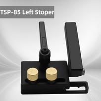 Aluminum Sliding Limiter Fits 45# T Slot T Track Router Table Miter Fence for Woodworking Position Lock Adjustable Handle Black
