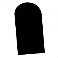 Arch Cover for Wedding Backdrop, Round Top Design Events And Celebrations Black 6ft