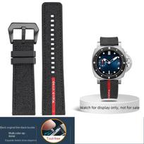 Panerai SUBMERSIBLE dirželis Luna Rossa PAM1466 PAM1391 PAM1565 Apyrankė Guminė juosta 22MM 26mm Vyriškas 24mm Laikrodžio dirželis Atsparus vandeniui 22mm-width