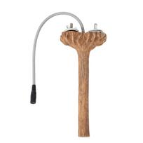 Bird Cage Heated Perches Fast Heating Intelligent Temperature Control Resin   Thermal Stand for Winter