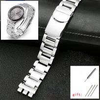 Swatch vientiso metalo apyrankei įgaubta išgaubta laikrodžio grandinėlė YCS Yas YGS geležinė vyriška ir moteriška plieninė laikrodžio apyrankė keraminis dirželis 17mm
