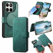 For Google Pixel 10 Pro Fold Case Litchi Texture PU+PC Invisible Kickstand Phone Cover with D