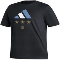 adidas Men's Soccer Argentina 2022 World Cup Champions 3-Star Tee (as1, Alpha, m, Regular, Regular, Black) S įvairiaspalvis