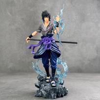 23cm Naruto Anime Model Uzumaki Naruto Uchiha Sasuke Action Model Pvc Statue Desktop Ornament Collection Playthings Gift