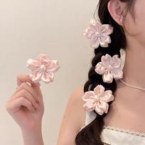 Long Butterfly Beaded Tassel Hair Clips, Elegant Fairy Style Princess Hairpins Fashion Sweet Women Hair Accessories one size