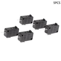 {PH}5PCS KW1-103 Microwave Oven Door Switch Fit For Microwave Washing Machine Rice Cooker 16A 250V 2 Pins.