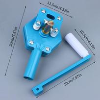 New Manual Film Roller Shutter Greenhouse Horticulture Wind Release Device Garden Agriculture Plant Care Supplies mėlyna