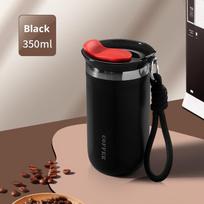350/500ML Stainless Steel Coffee Mug Insulated Water Cup Portable Double Wall Vacuum Flask Leak-Proof With Lid Travel Coffee Cup
