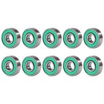 10vnt rutuliniai guoliai 8x22x7mm 608rs ABEC-9 inline riedučių guolis gilaus griovelio riedučio guoliai anglinis plienas motoroleriui