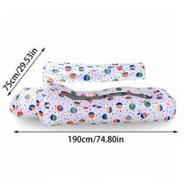 Inflatable Beach Lounger Beach Air Sofa With Sun Shade Easy To Set Up Hiking Lounger For Outdoor Camping Hiking Picnic Vacation
