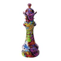 Fashionable Chess Piece Sculpture Trendy Resin Resinmate Gift For Chess Lover Resin Pieces