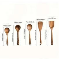 Wood Utensil Holder 360° Rotating Kitchen Chopstick Cage Wooden Storage Holders Cutlery Storage Shelf Kitchen Accessories