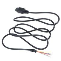 petite9 Pin 1.5M Extension Cable For Sega Genesis 2 for MD2 Controller Gamepad 9P handle cable black 1.5 metersaccessories