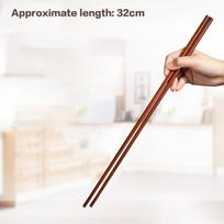 Extra Long Wooden Chopsticks 32/42cm, Non-slip Deep Fry Hot Pot Chopsticks, Household Long Handle Noodle & Rice Noodle Tools