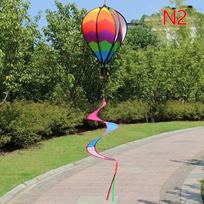 [CL]Hanging Hot Air Balloon Wind Spinner Rainbow Wind Twister Outdoor Windmill Garden Yard Home Festival Celebration Balloon[CL]