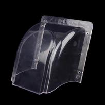 1Pcs 86 Type Door Keypad Cover Plastic Transparent Bell Ring Cover Chime Button Waterproof Doorbell Protective Cover