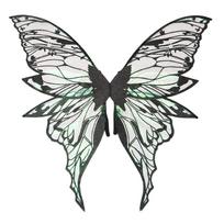 Fantasy Lightweight Fairy Wings Colorful Sparkling Butterfly Costume Wings Durable Sparkling Angel Wings for Women Girls juoda
