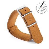 Wristband 20mm 22mm Quick Release Soft Suede Strap Gray Brown Watch Band Calfskin Bracelet for Omega Belts Women&Men Accessories 22mm ruda