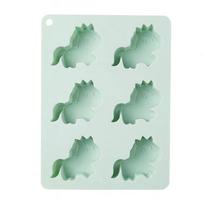 Reusable Pony Shape Ice Cube Tray 6 Cavities Non-Stick 3D Horse Shape Silicone Mold 3D Horse Shape Heat-resistant