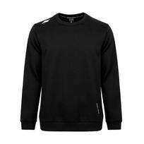 Skechers Autumn And Winter Fleece Warm Long Sleeve Versatile Pullover Sports Base Shirt Sweatshirt Men sweatshirt Carbon-Black P425M233-0018 S