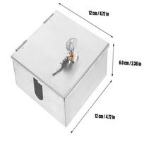 Outdoor Electrical Outlet Box with Lock Made of Stainless Steel for Splash Protection and Organized Cord Storage China Mainland