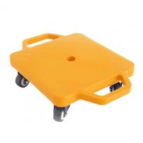 Playground Scooter Board Roller Universal Wheels Easy Control Seated Manual Scooter for Kids Skateboard oranžinė