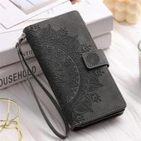 Embossing Wallet Case For Xiaomi Mi 14T 13 Ultra Lite 13T 12T 11T 10T Poco X5 F5 X3 F3 F4 C65 F6 M6 Pro Lanyard Leather Cover Xiaomi Mi 13 Lite&Case & Strap