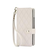 Wallet Case for Samsung Galaxy Z Fold 7 Flip Cover, with S Pen Holder, Multiple Card Slots, Kickstand, Full Protective Case For Galaxy Z Fold 7 balta