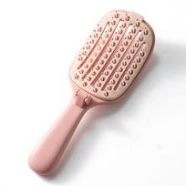 Folding pork rib comb, automatic cleaning, high cranial top, fluffy long hair comb, hair massage, portable styling comb