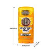 UltraMax Unscented Solid Antiperspirant for Dry & Fragrant Underarms 3pcs