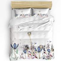 Black And White Dandelion Plant Duvet Cover 2/3pcs Bedding Set Home Textile Quilt Cover Pillowcases Bedroom Bedding Set No Sheet 135x200cm
