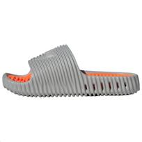 adidas Adilette 25 Slides Asia Sizing 'Grey Solar Orange' Men's JH5518 EU 40.5