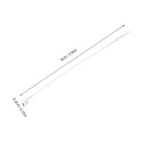 1000Pcs PP Tag Fasteners Hanging Strings Adjustable Ties for Retail Store Clothing Accessories Security Cable Ties skaidri
