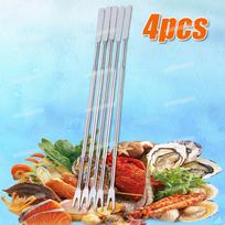 5/1Pcs Seafood Lobster Crab Needle 17cm Stainless Steel Multi-function Double Head Walnut Needle Fruit Fork Spoon Kitchen Gadget